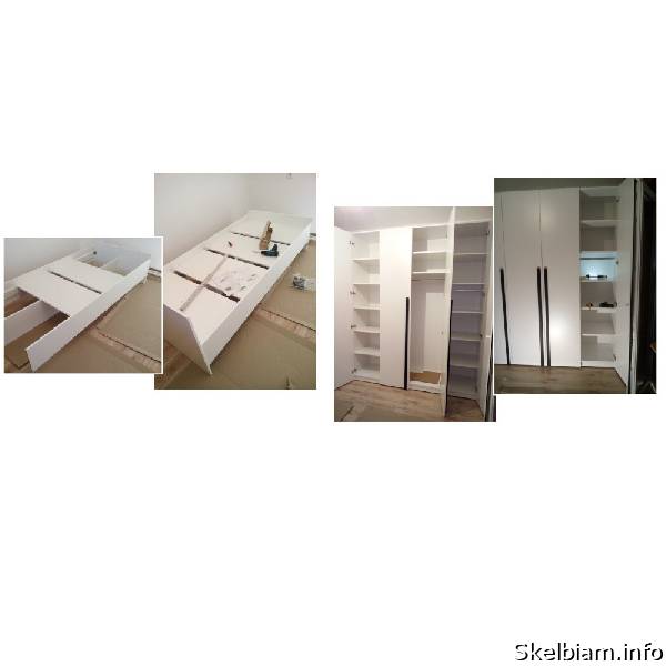 Nuotrauka Montuoju baldus. Собираю мебель.