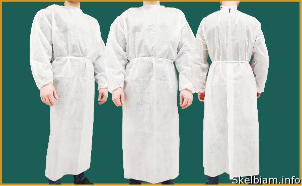 Paveiksliukas Vienkartiniai chalatai